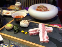 山蒜泡菜猪五花-十三姨正合丰烤肉(营迹路店)