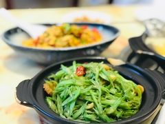 砂煲四季豆-李师傅脆肚(梅林店)