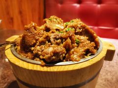 粉蒸排骨-刘胖子家常菜·蹄花焖藕(中央花园店)