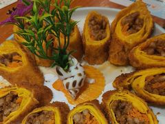 脆皮鸭丝卷-二姐家三个拿手菜·北塘海鲜·大馅锅贴王(成林道店)