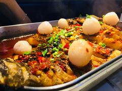 荔枝香辣清江鱼-鱼酷活鱼烤鱼(中联广场店)