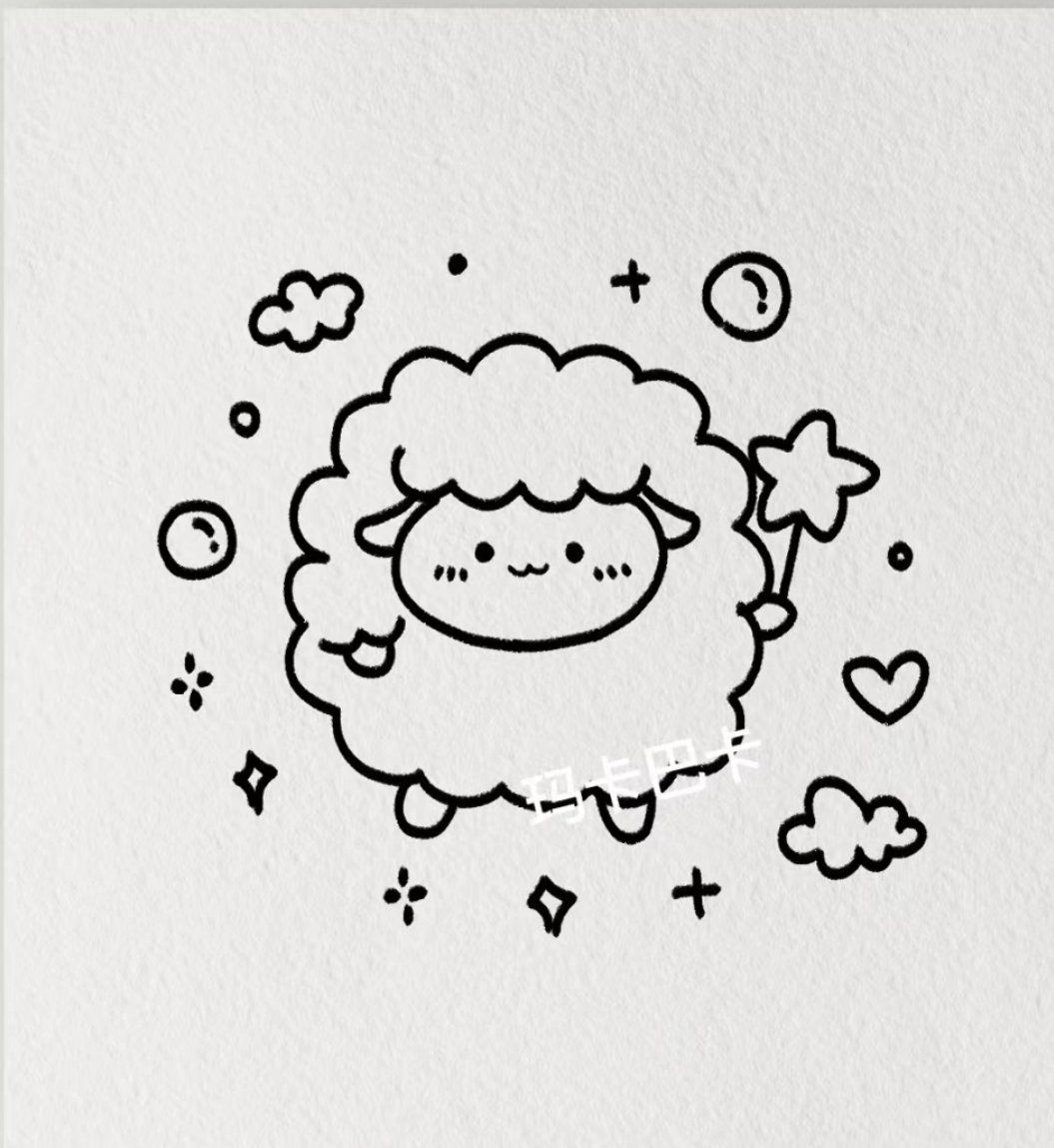 可爱的小羊