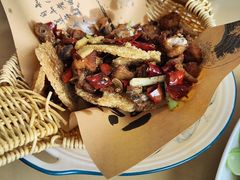 锅巴炒鸡-川湘阁(云创1986青年小镇店)