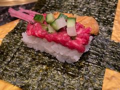 海胆生牛肉手卷-老乾杯和牛烧肉(王府中环店)