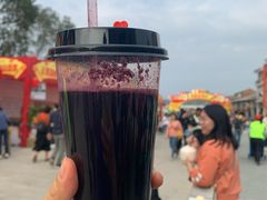 紫色桑葚汁-蓝记云吞(正果店)