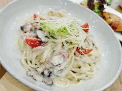 奶油培根意面-Barbe a papa亲子餐厅(杨浦店)