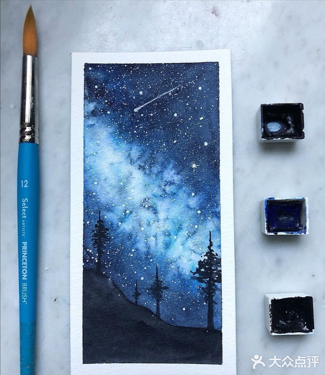 色彩缤纷的浩瀚🌌星空，美极了