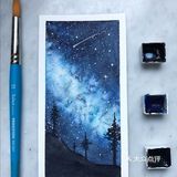 色彩缤纷的浩瀚🌌星空，美极了