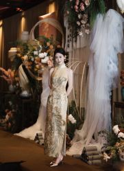 -伊莲妈妈装礼服旗袍高级定制