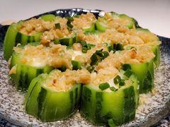 蒜蓉蒸丝瓜-原味田园·客家菜·土窑鸡(中航城君尚购物中心店)