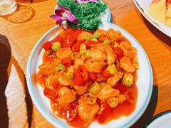 糖醋宫保虾仁-新疆亚克西音乐餐厅(南方花园店)