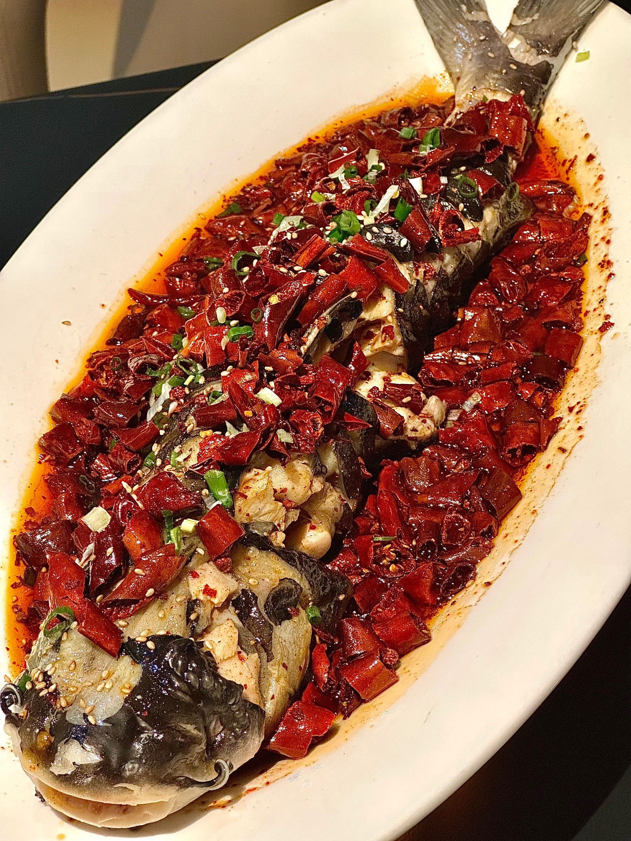 老城根现做油泼鱼🐟