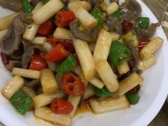 泡椒藕带炒鸡菌-小民大排档(马场角横路店)