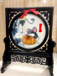 -慧婴轩婴儿理胎发胎毛笔胎毛画手足印(通州店)
