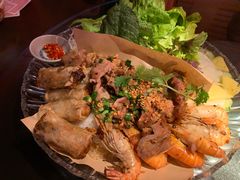 春卷拼盤-大头虾越式风味餐厅(光明广场店)