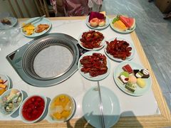 -绿岛港轩海鲜烤肉涮锅自助餐厅