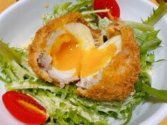 酥炸猪肉裹温泉蛋-胜博殿日式炸猪排(西红门店)