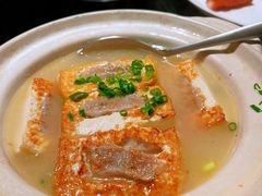 招牌豆腐系列菜（鸡汁煎酿水鬼重）-炳胜品味(海印总店)