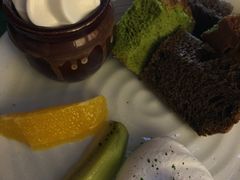 明治抹茶蛋糕配双色冰淇淋-中村藤吉(本店)
