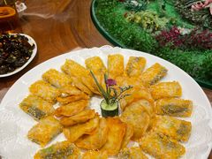 金丝酥拼芋口酥-韩山苑·潮州美食·私房菜(天安数码时代大厦店)