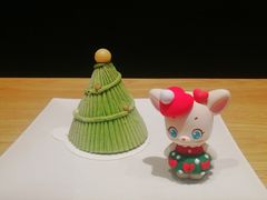 圣诞树抹茶奶酪流心蛋糕-星巴克(太原茂业天地店)