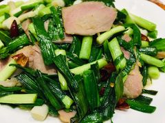 咸肉炒大蒜-新虹楼饭庄(崇明陈家镇店)