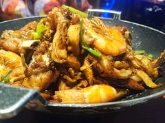 干锅排骨大虾-川人百味(万达店)