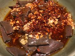 辣子蒜羊血-汉唐宴长安食府