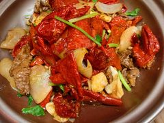 耆红椒爆马尾牛-清真·小梅鸽香港餐厅·小鼎玖煲(立丰城店)