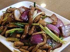 姜葱炒鹅肠-大唐靓汤江门私房菜(景田店)