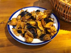招牌茄子-华盛园卷子王农家菜水库鱼