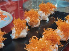 金丝梅奶虾球-万柳阁小馆·花园餐厅(龙潭湖店)