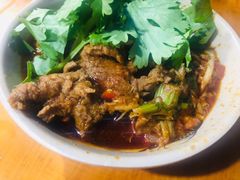 麻辣香菜牛肉-老瓦房冷锅串串(文殊院店)