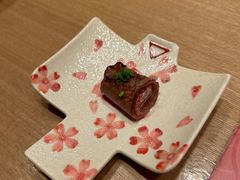 小烤和牛卷海胆-七福日本料理