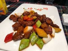 京葱雪花牛肉-小龙酒家(桂平路店)
