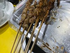 烤鱿鱼-老红桥炸灌肠牛肚锅烧烤(定福庄店)