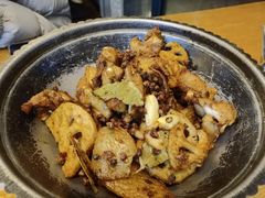干锅牛蛙-粥王府 老广传家菜(高桥路店)