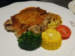 鸡扒配意粉-昔士风中西餐厅(天河公园店)