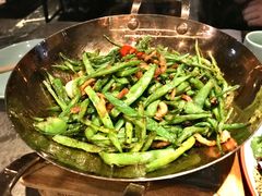 干锅扁豆丝-绿茶餐厅(崇文门新世界店)