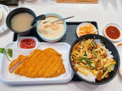 双菇猪扒饭-新一番三文鱼寿司(红城湖店)