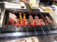 -長壹旋转烤吧 农家鸡火锅