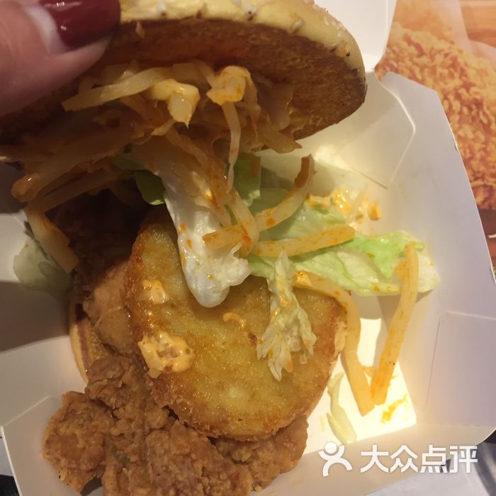 肯德基华夫饼图片-郑州快餐简餐