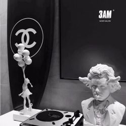 点击看大图 -3AM HAIR SALON染发烫发接发