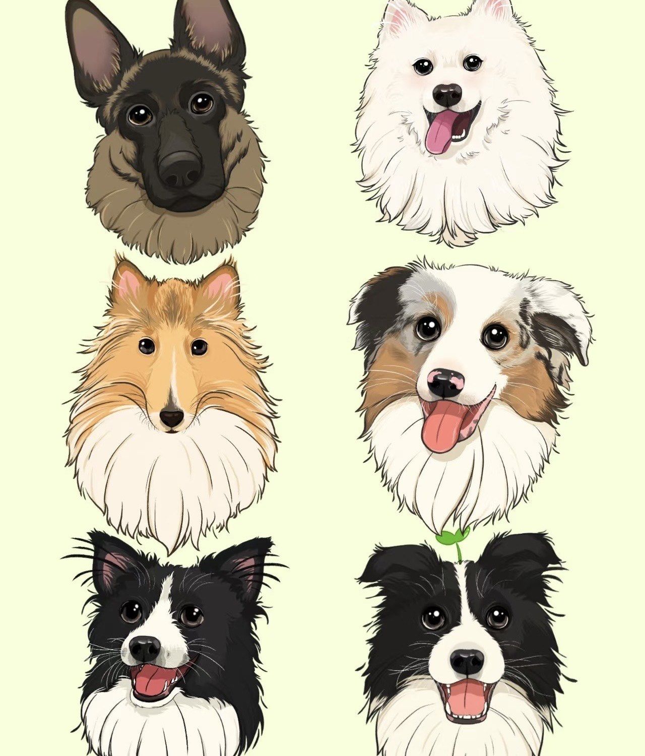 狗狗卡通画来啦