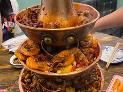 -超越炭火牛蛙火锅鸡(河东店)