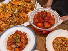 -东来菜馆•手抓海鲜家常菜•海鲜锅贴(鸽子窝店)
