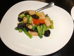 手打虾胶炒芥蓝-丽晶轩中餐厅(重庆丽晶酒店)