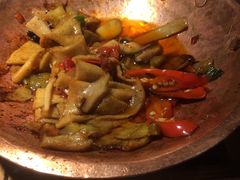 干锅千页豆腐-小放牛炒菜馆(三丰店)