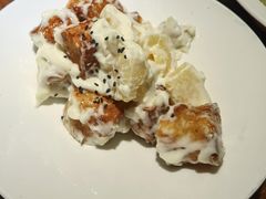 菠萝油条虾-绿茶餐厅(华联万柳店)