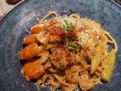 芝士蘑菇鲜虾意大利面-BE BRIGHT KITCHEN(正佳广场店)